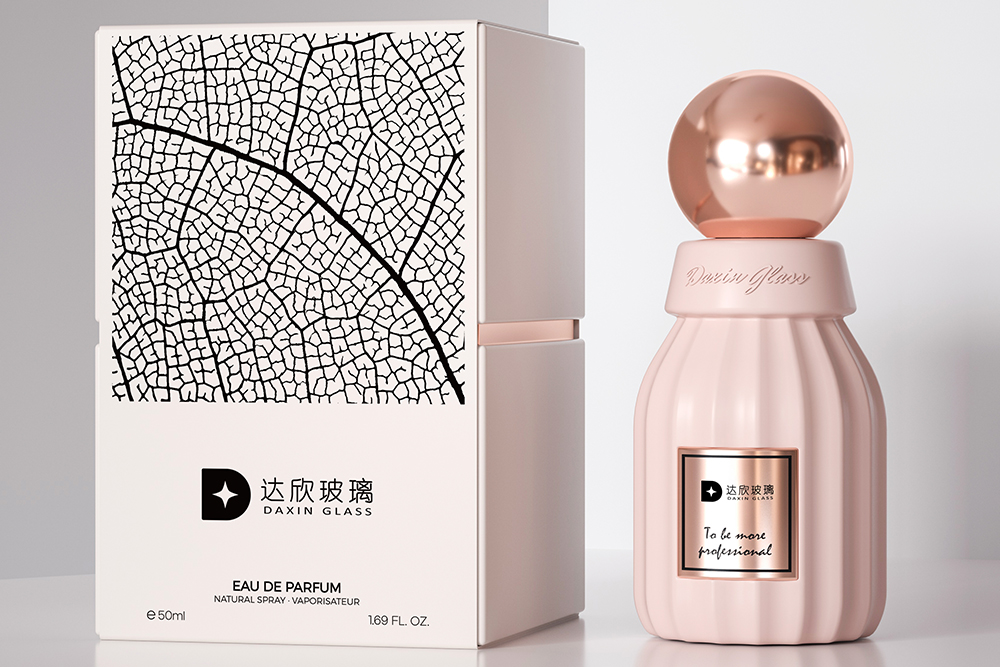 a stylish perfume bottle with box packaging