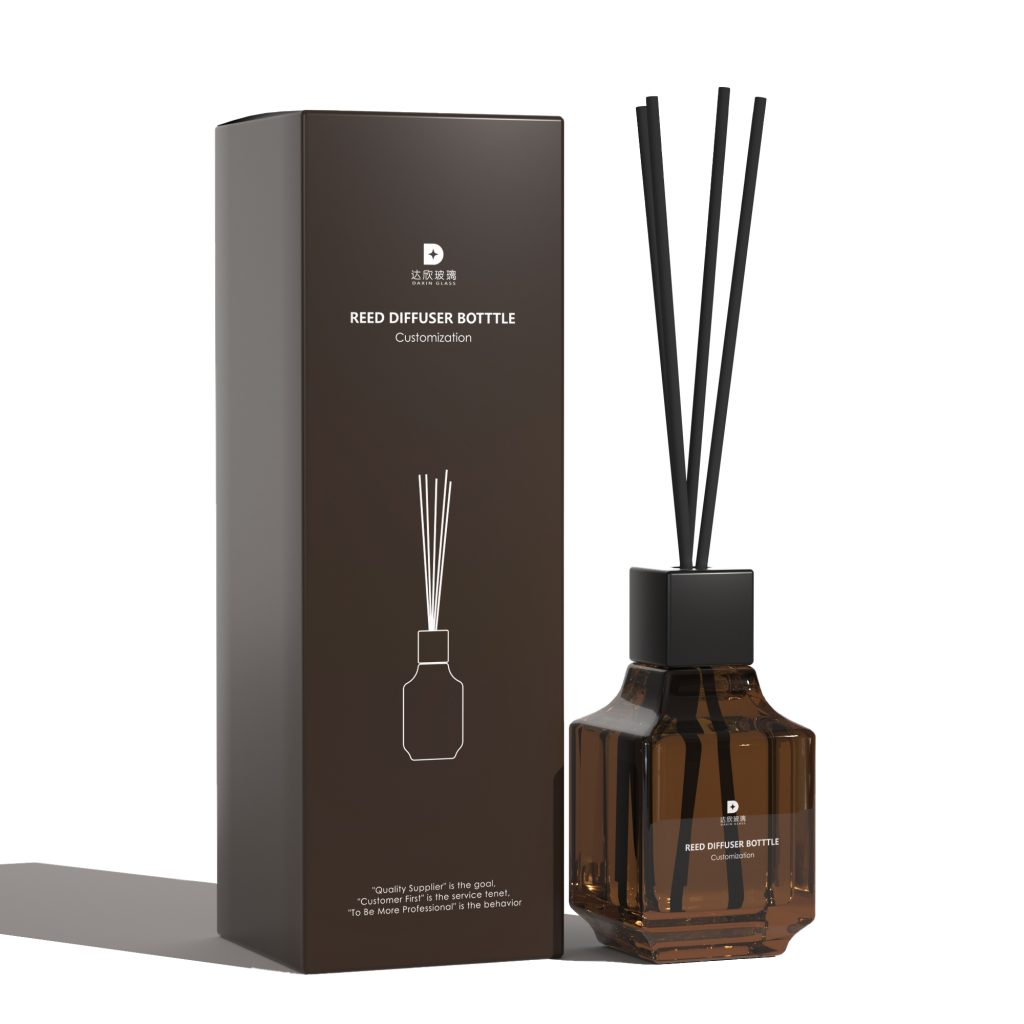 custom reed diffuser bottles and packaging
