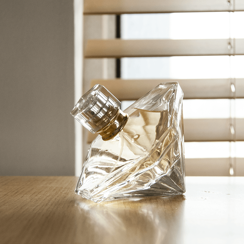 diamond shape perfume bottle