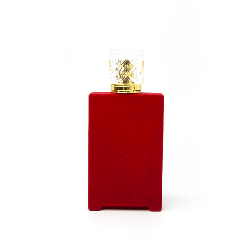red perfume bottle