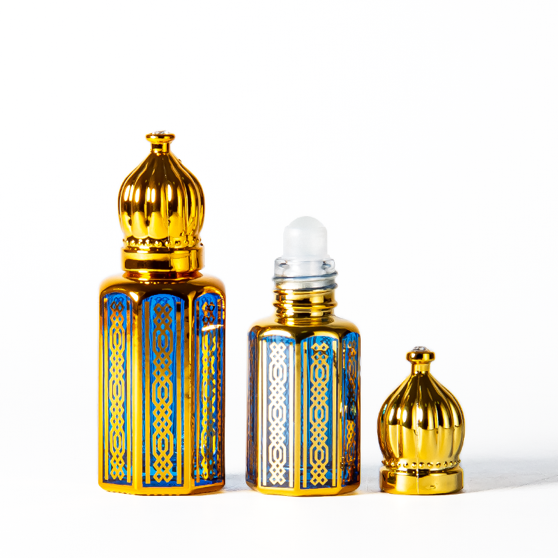زجاجة عطر أزرق (2)