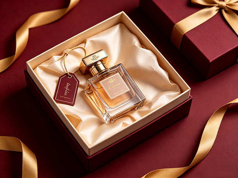 Frosted and metallized perfume bottles compared for luxury fragrance packaging