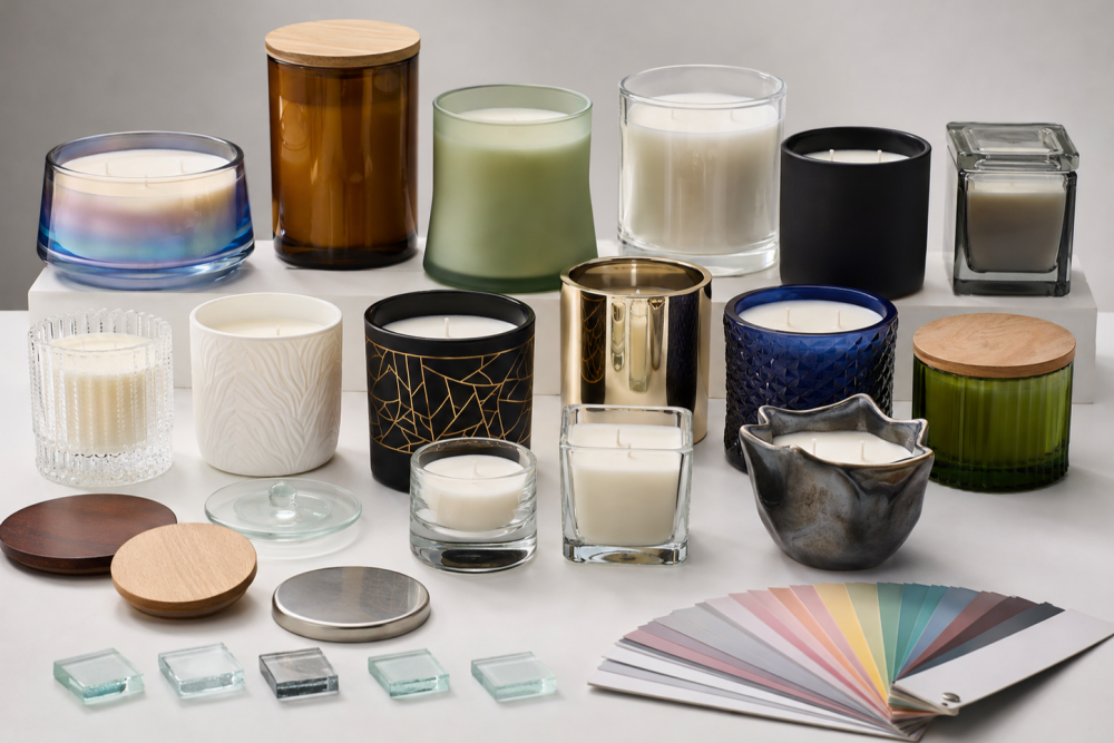New design candle jar