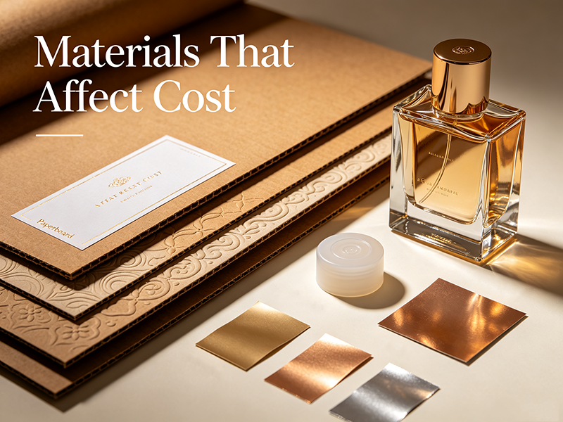 Stock and custom perfume bottle cost comparison for fragrance brands