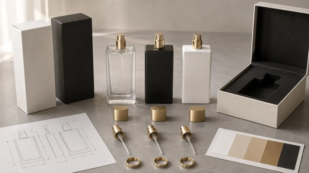 coordinated perfume packaging approval system