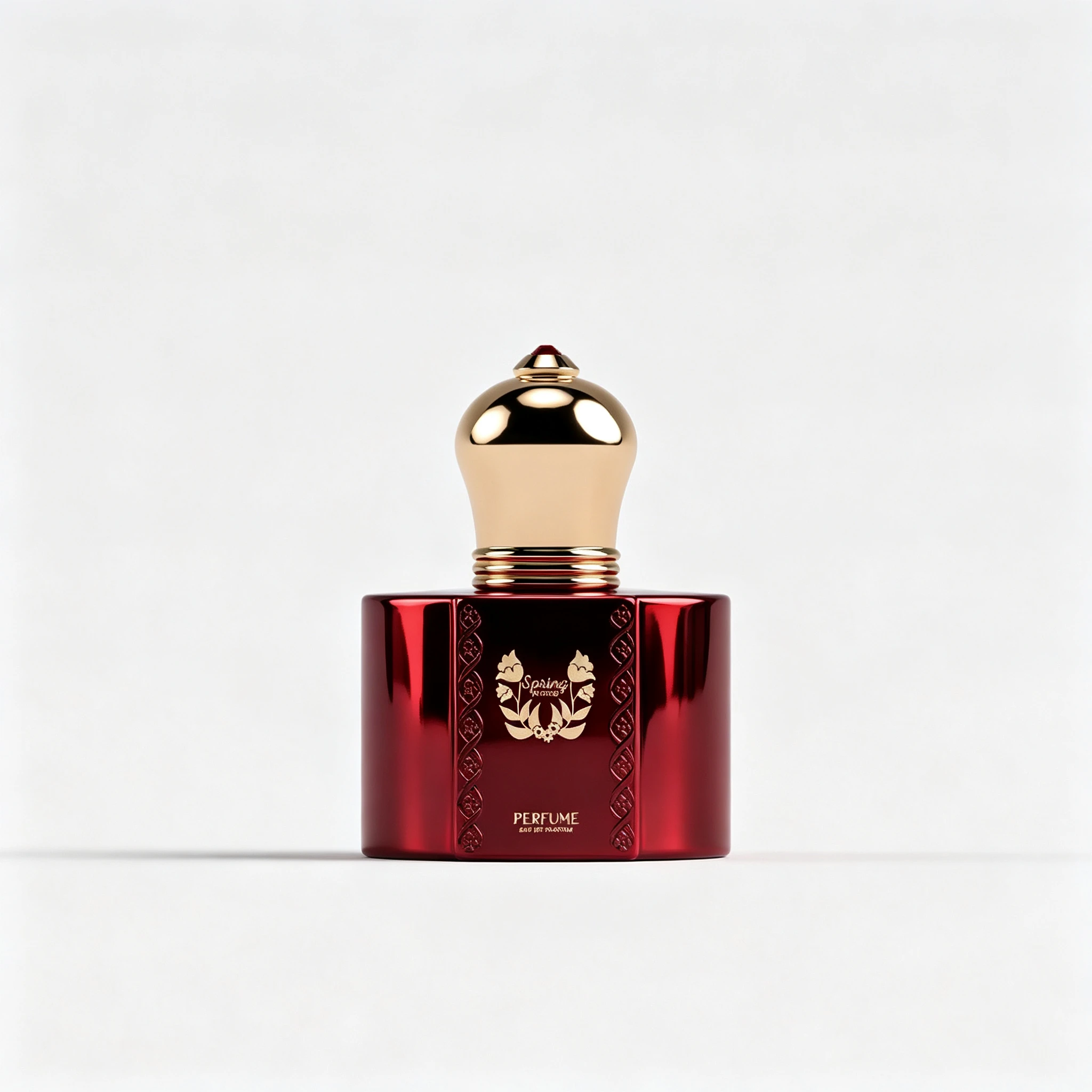 Electroplating perfume bottle