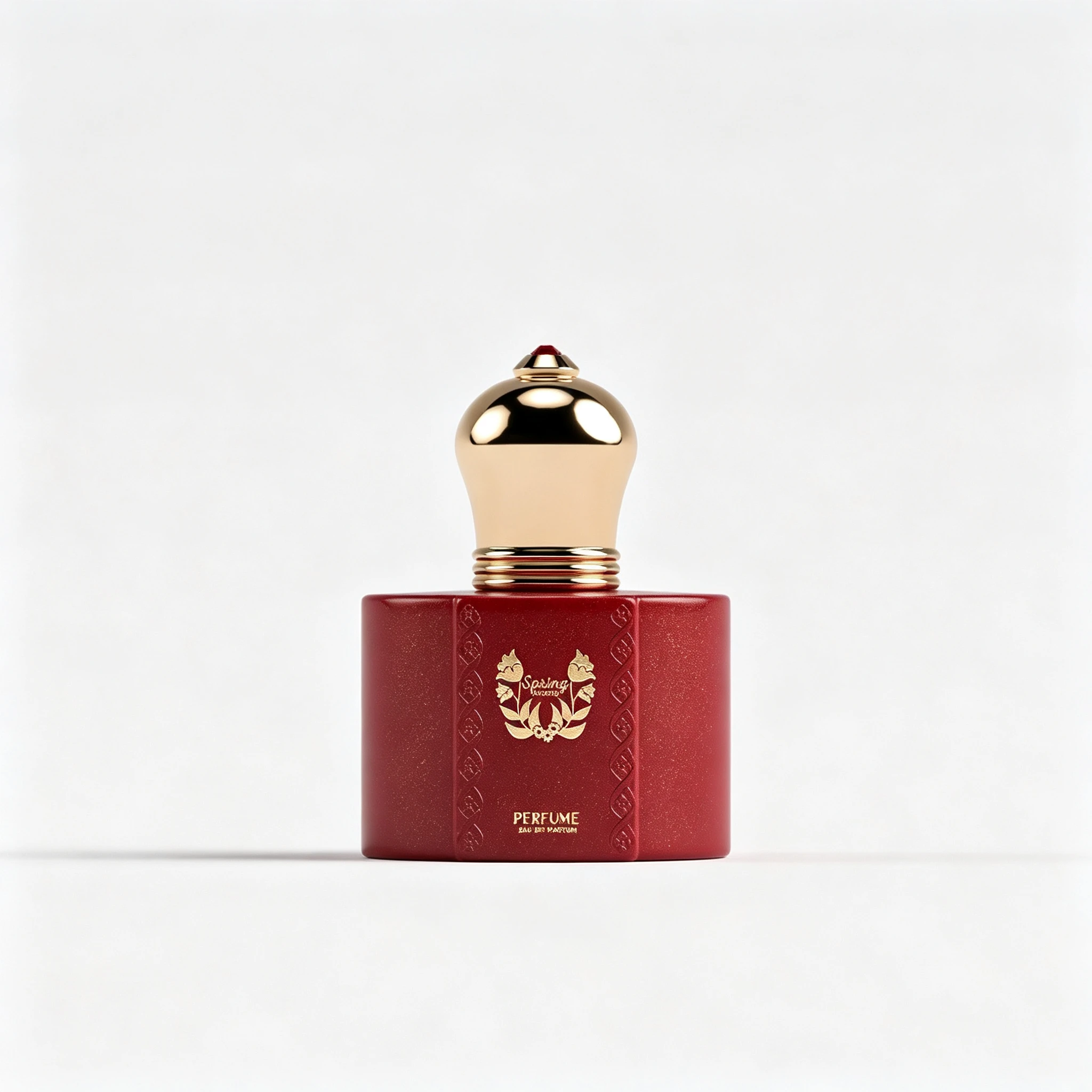 Hot stamping perfume bottle