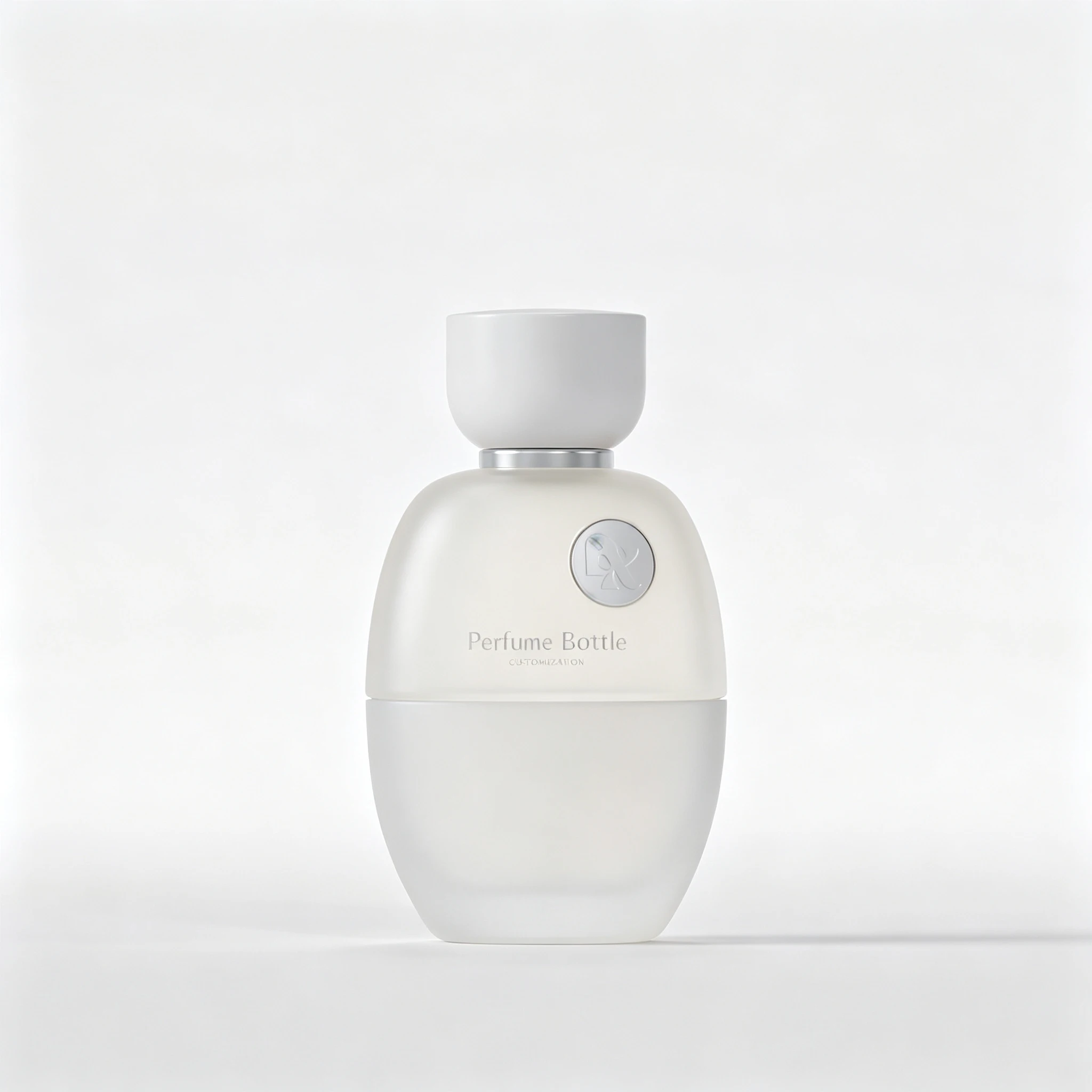 frosted perfume bottle