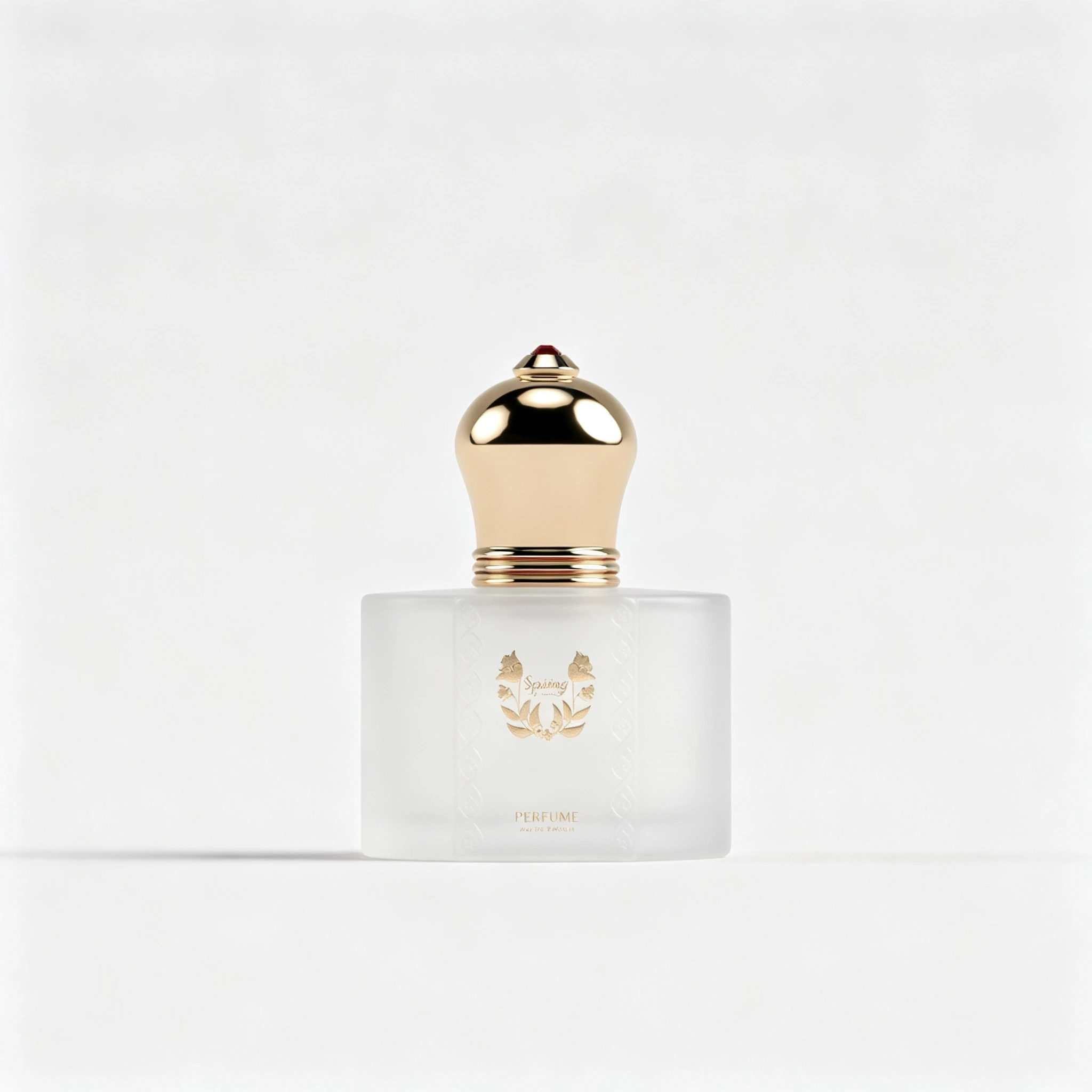 frosting perfume bottle