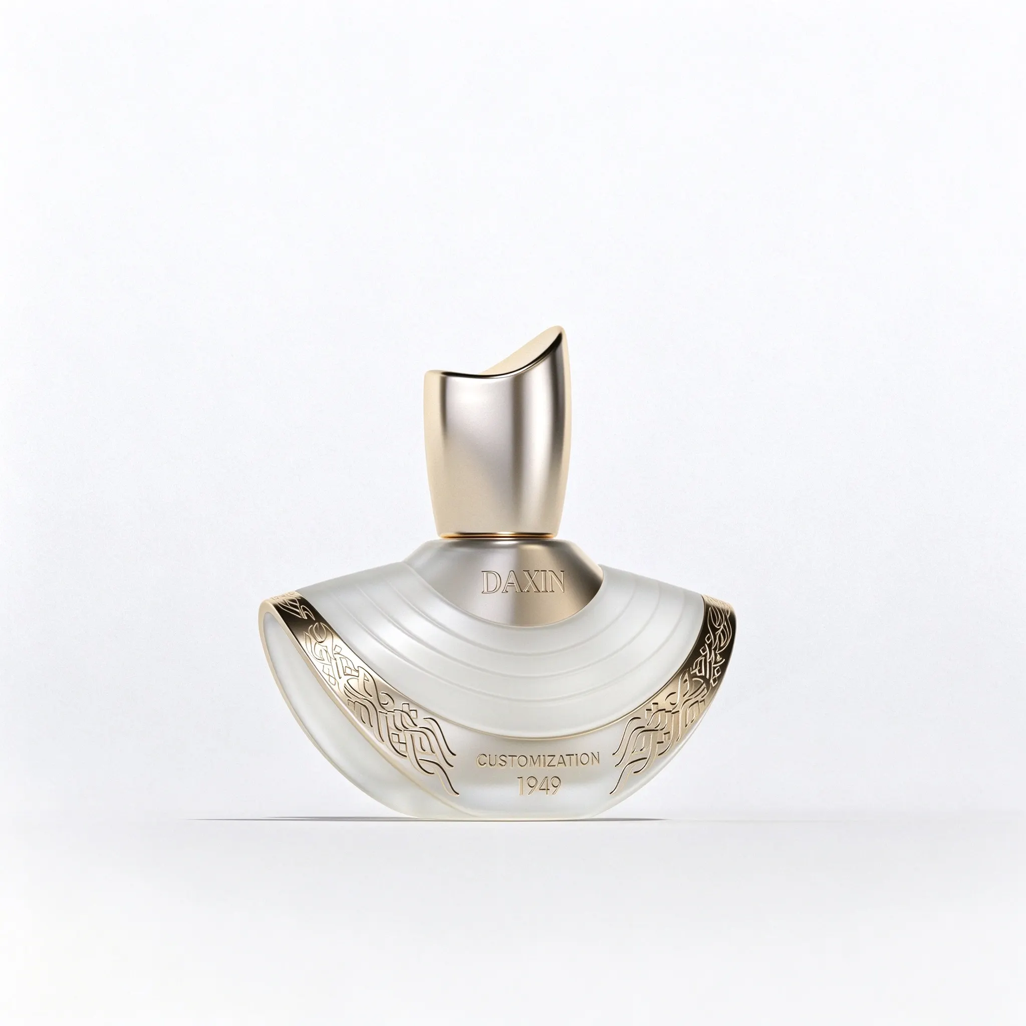 Fan shaped perfume glass bottle (2)