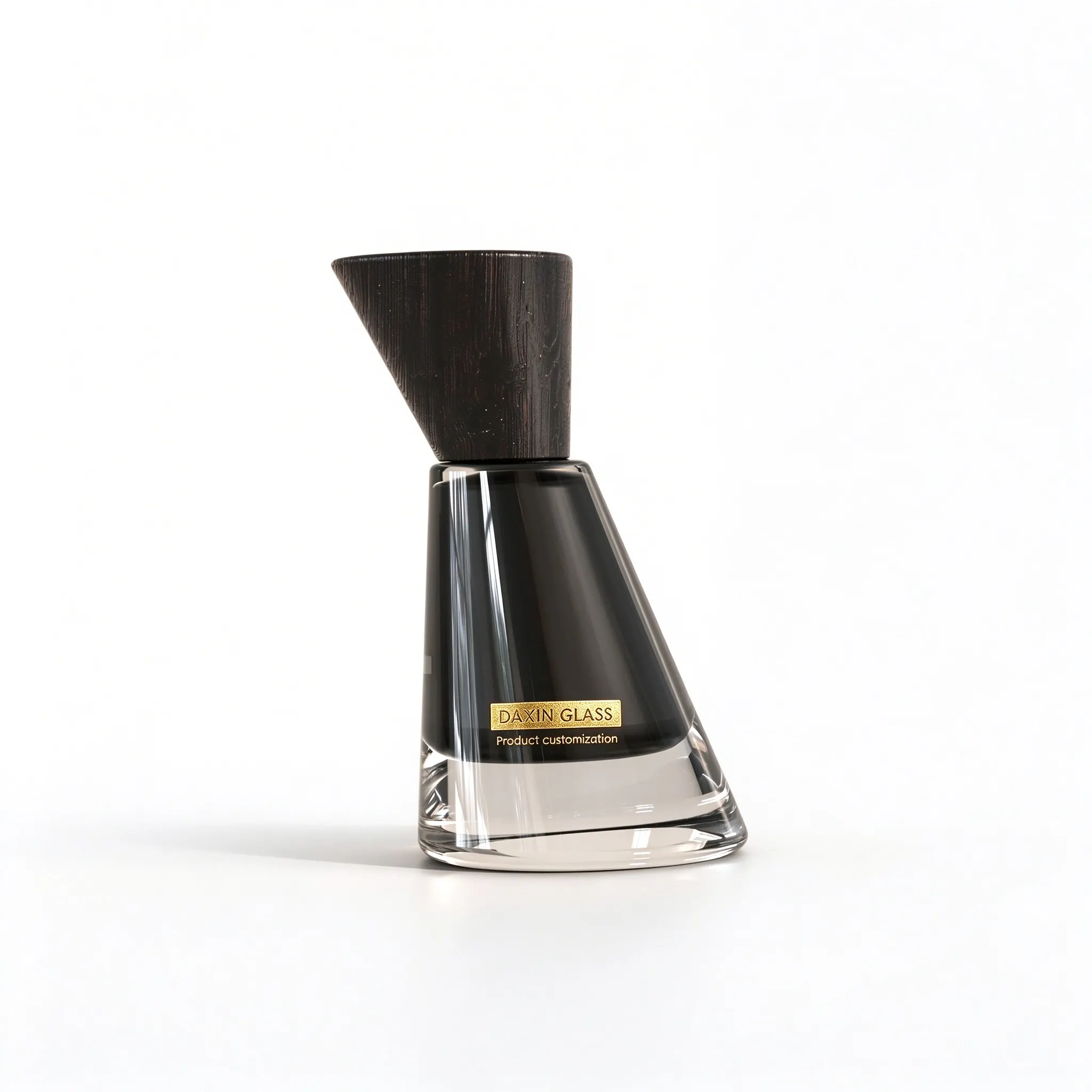 Triangular pyramid glass perfume bottle (3)