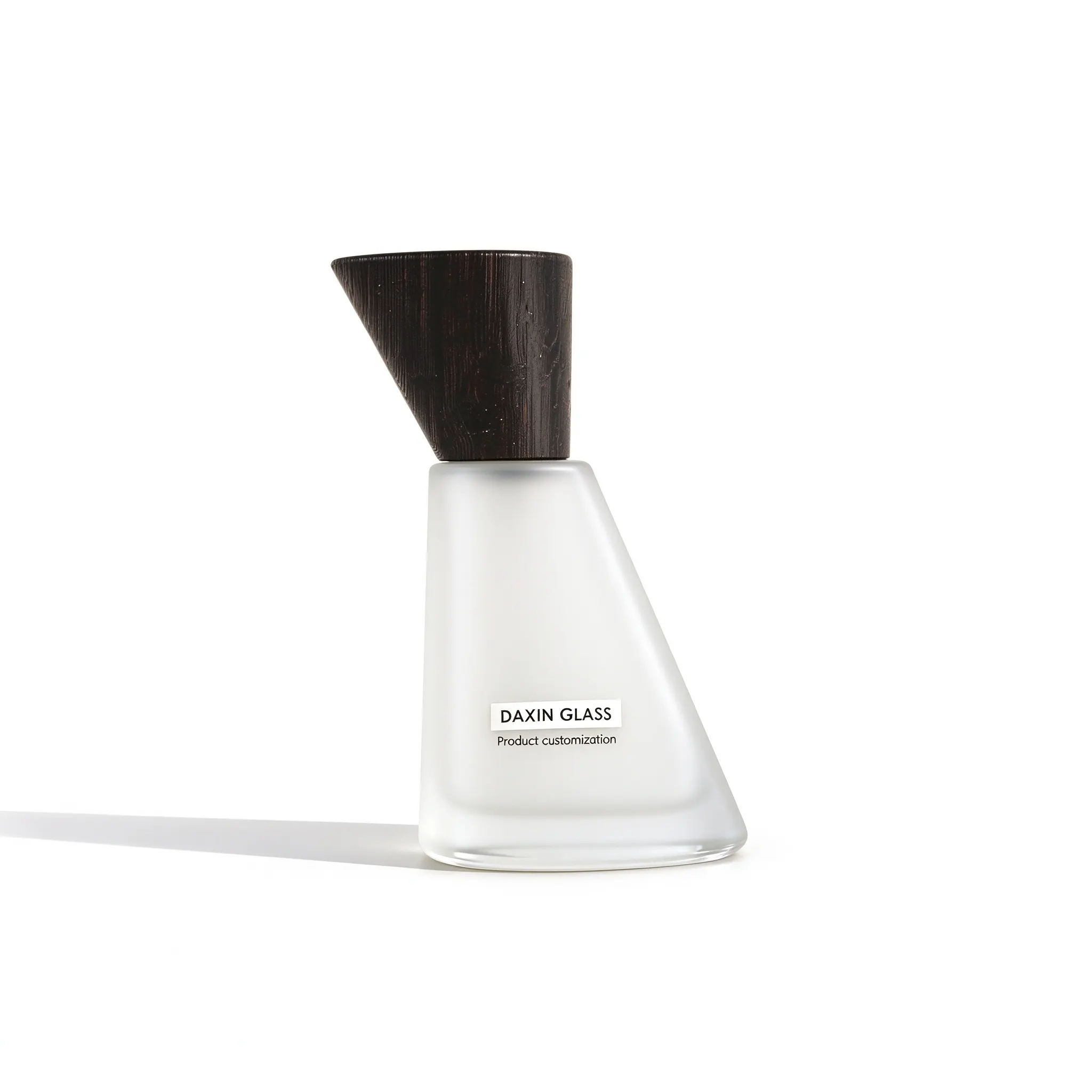 Triangular pyramid glass perfume bottle (4)