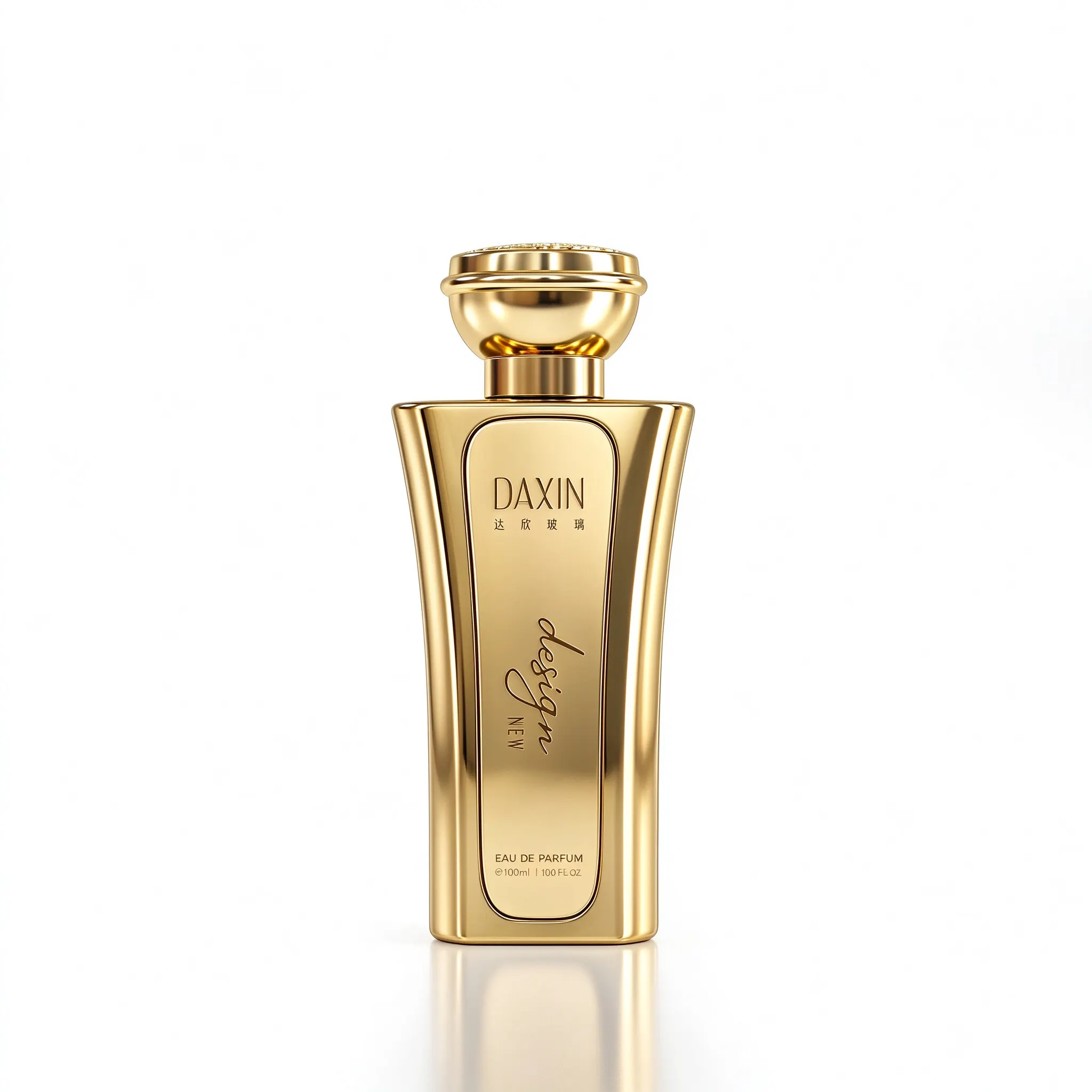 Wide shoulders perfume glass bottle (1)
