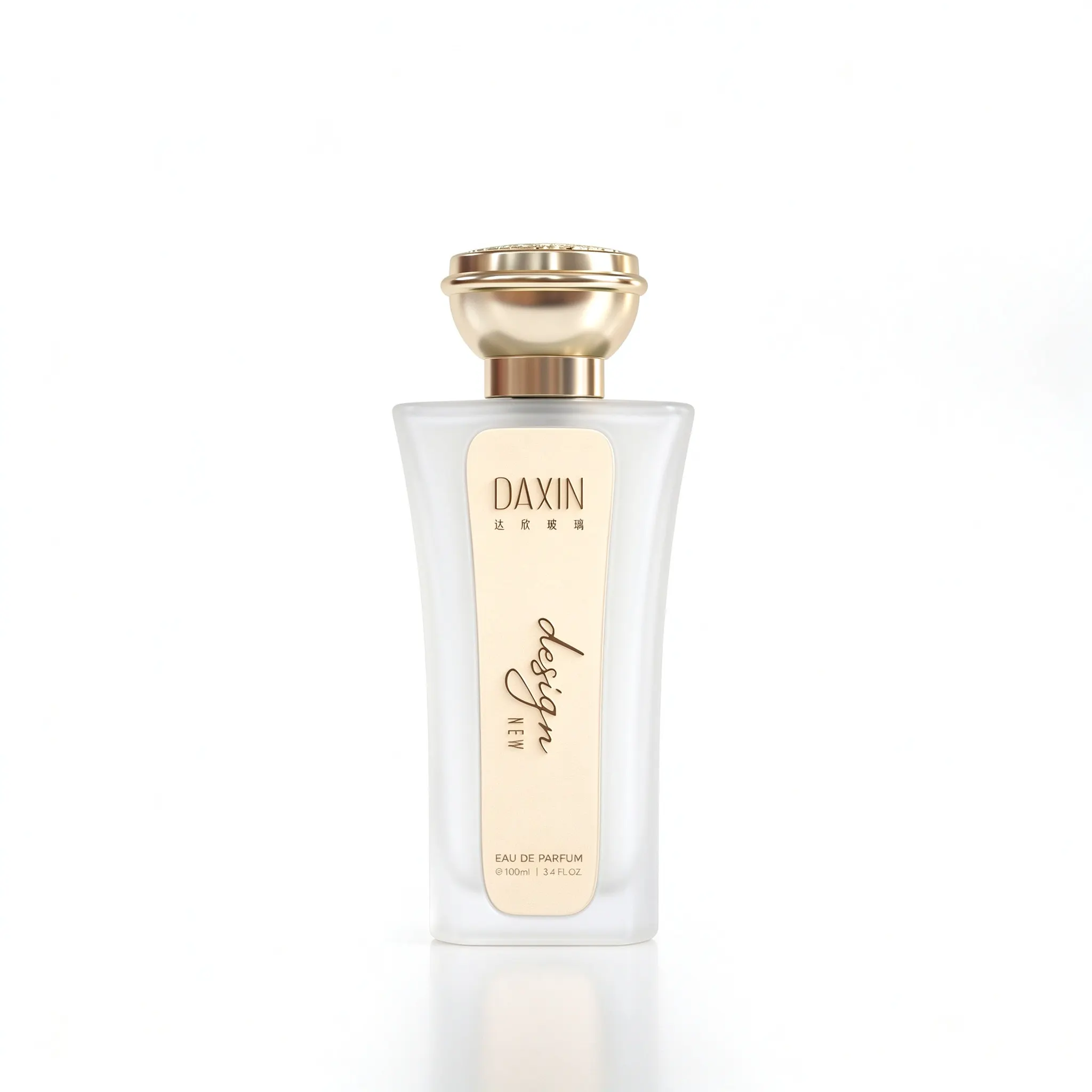 Wide shoulders perfume glass bottle (2)