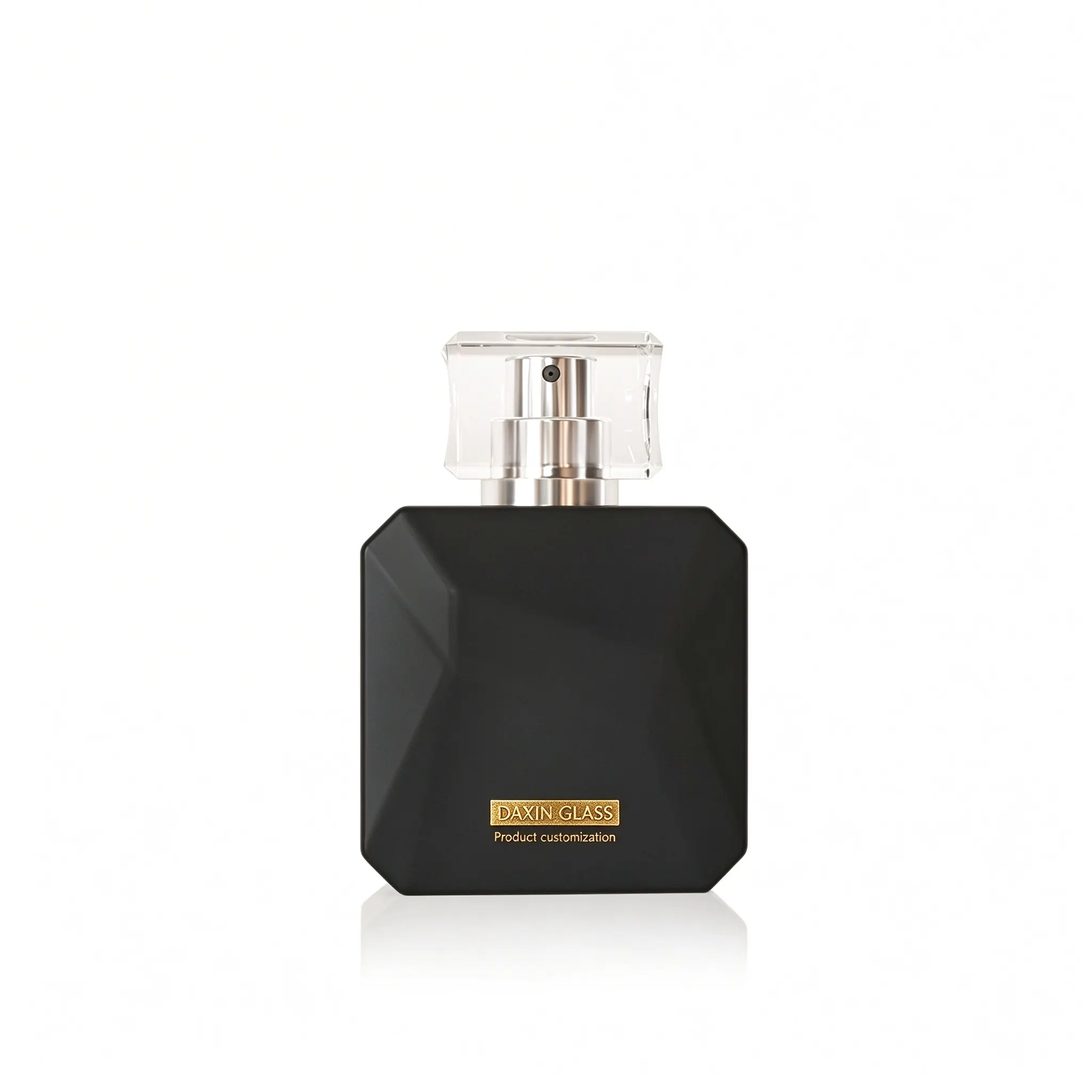 unique square glass perfume bottle (2)
